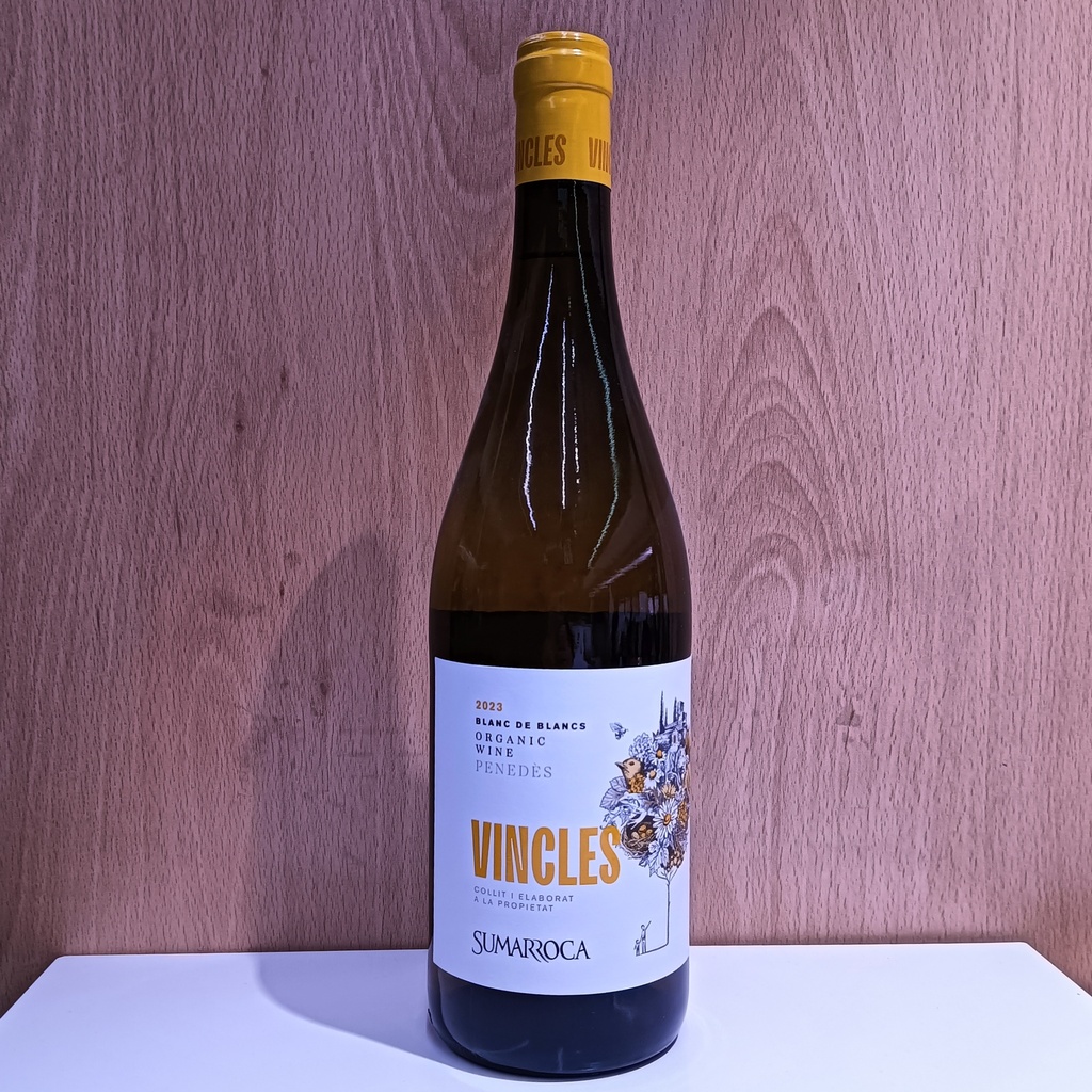 Vi Sumarroca Vincles blanc - D.O: Penedès. Pas lleuger, afruitat i de forta acidesa.