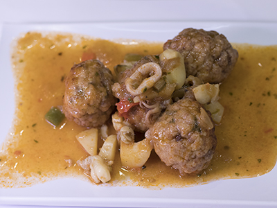 Albóndigas con Sepia