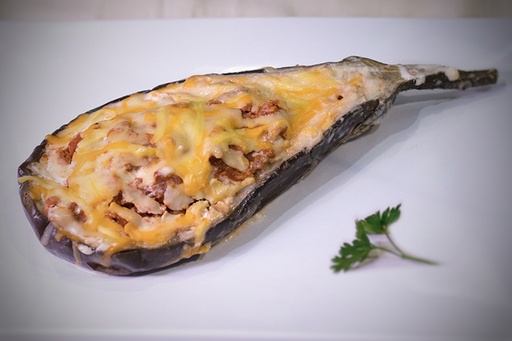Berenjena rellena de Carne