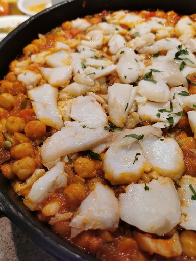 Garbanzos con Bacalao